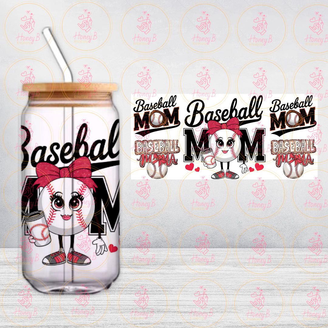 BALL BASEBALL MOM UVDTF