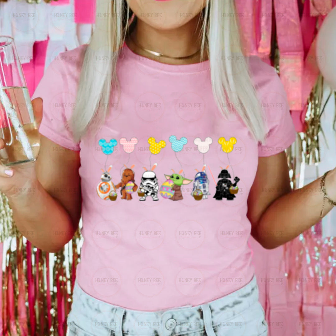 HAPPY EASTER GALAXIES SHIRT