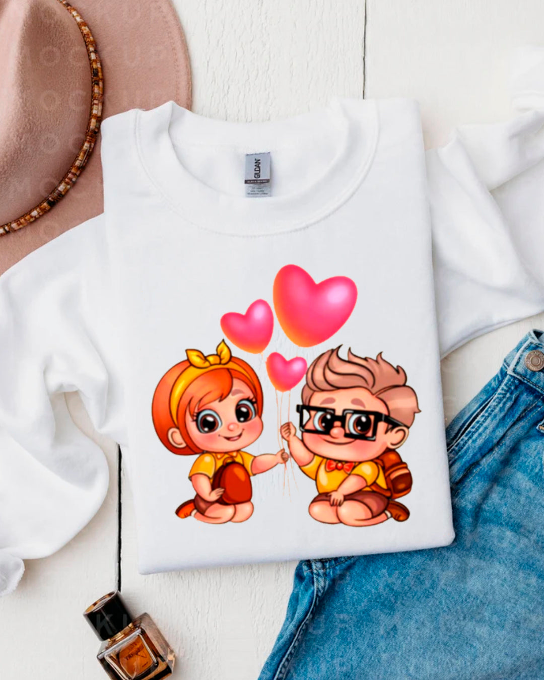 ADVENTURE HEART BALLON SWEATER