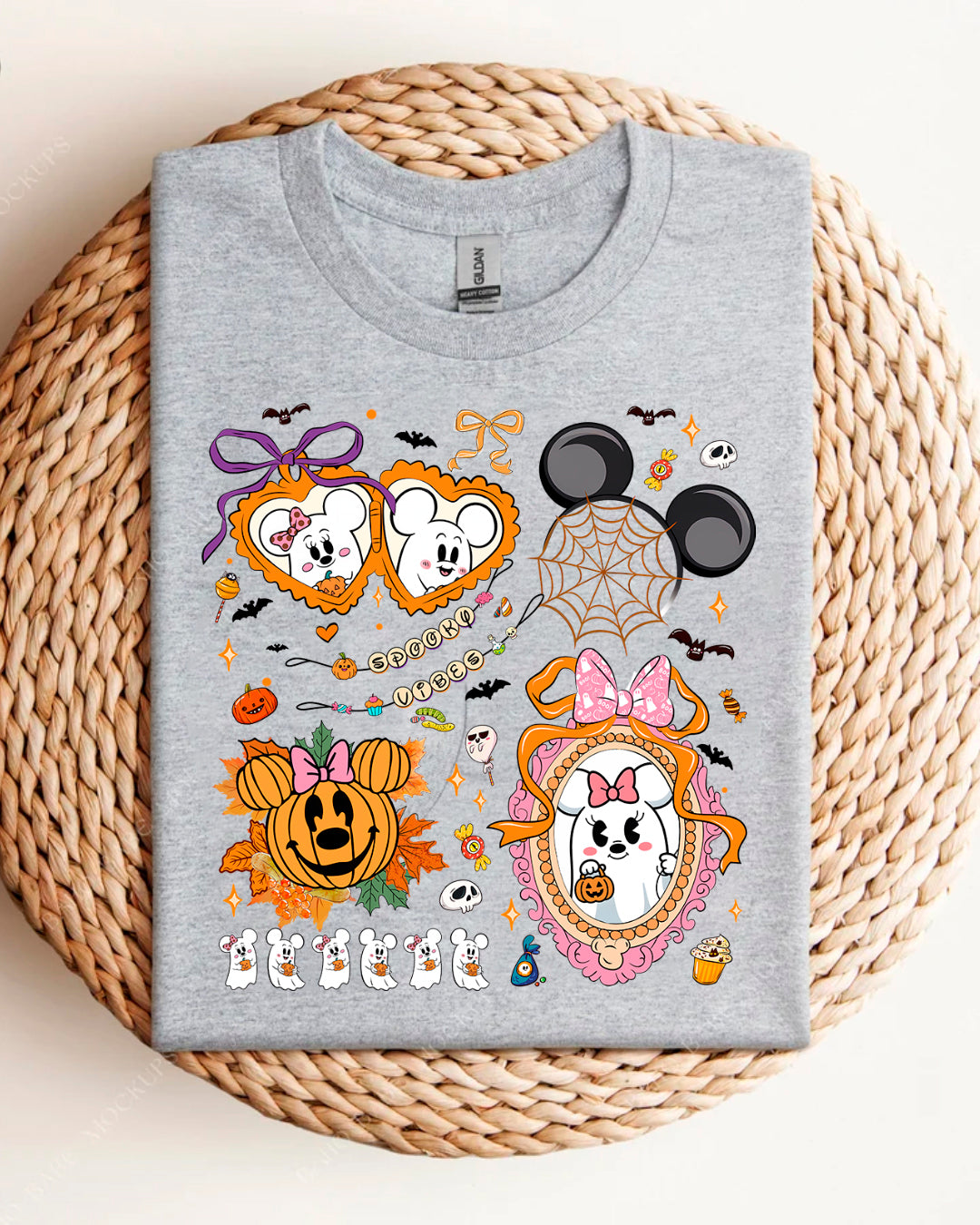 SPOOKY MOUSE PUMPKIN SHIRT
