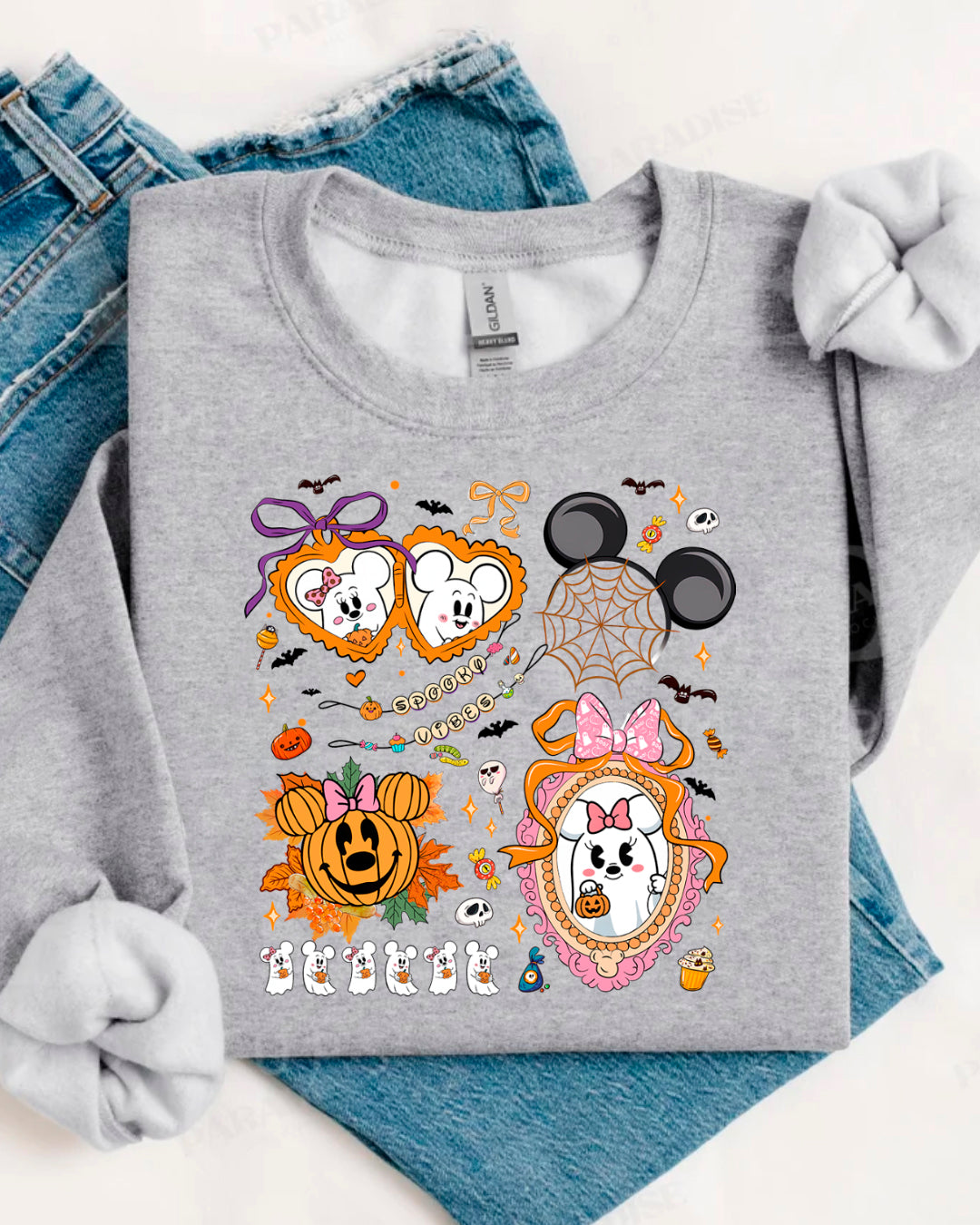 SPOOKY MOUSE PUMPKIN SWEATERS