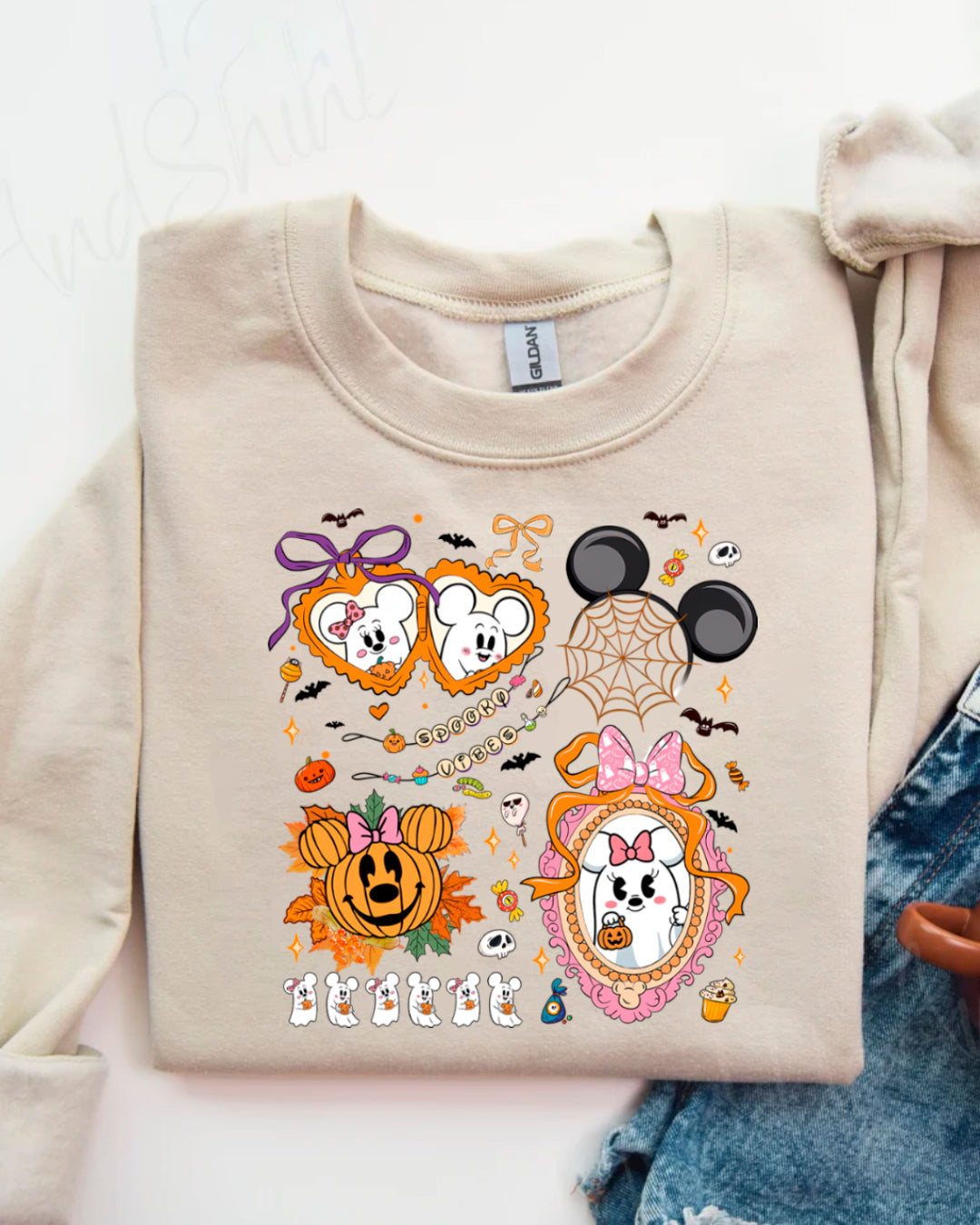 SPOOKY MOUSE PUMPKIN SWEATERS