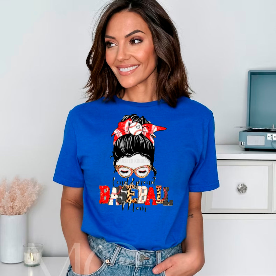LOUD & PROUD BASEBALL MOM SHIRTS