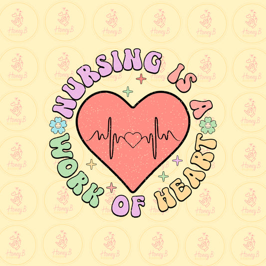 NURSING WORK OF HEART DTF
