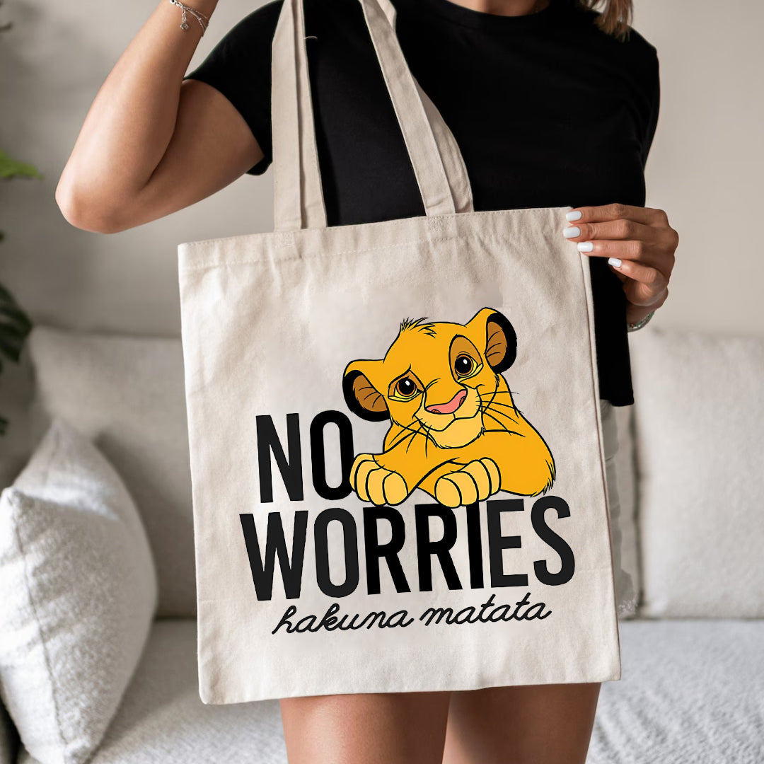 NO WORRIES TOTE BAG
