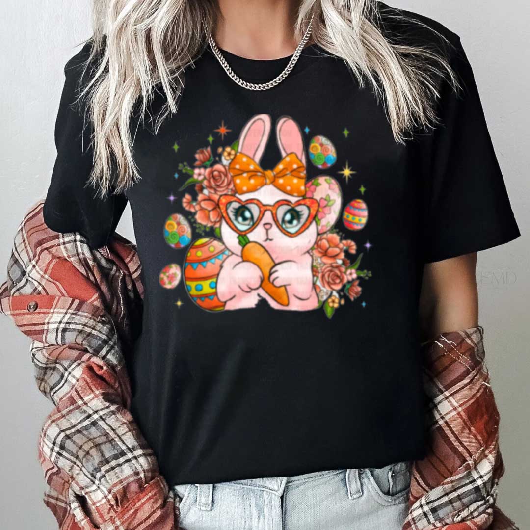 PINK BUNNY EASTER SHIRT
