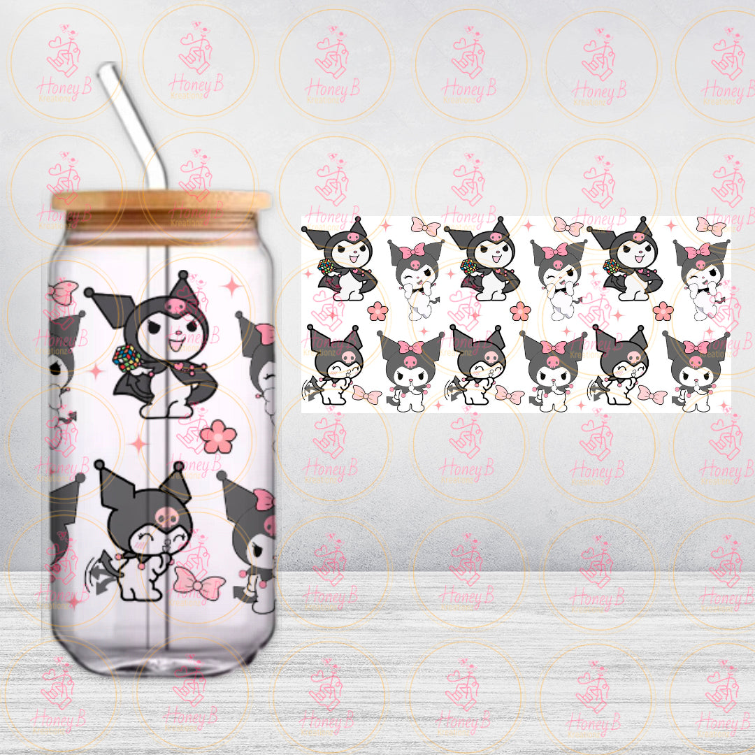 KRMY PINK FLOWERS UVDTF