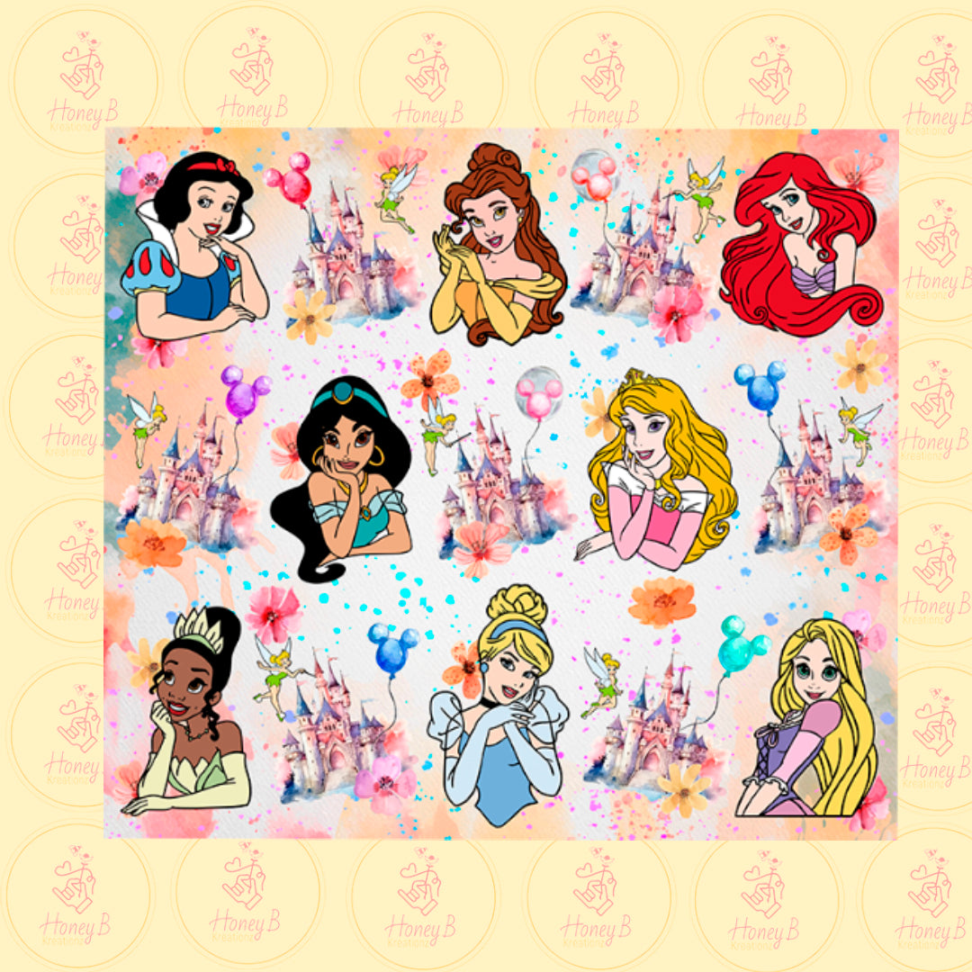 ALL PRINCESS SUBLIMATION SHEETS