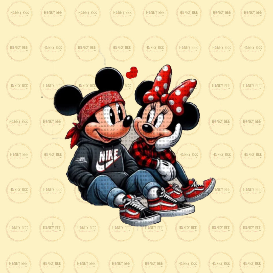 MINNIE AND MICKEY DTF