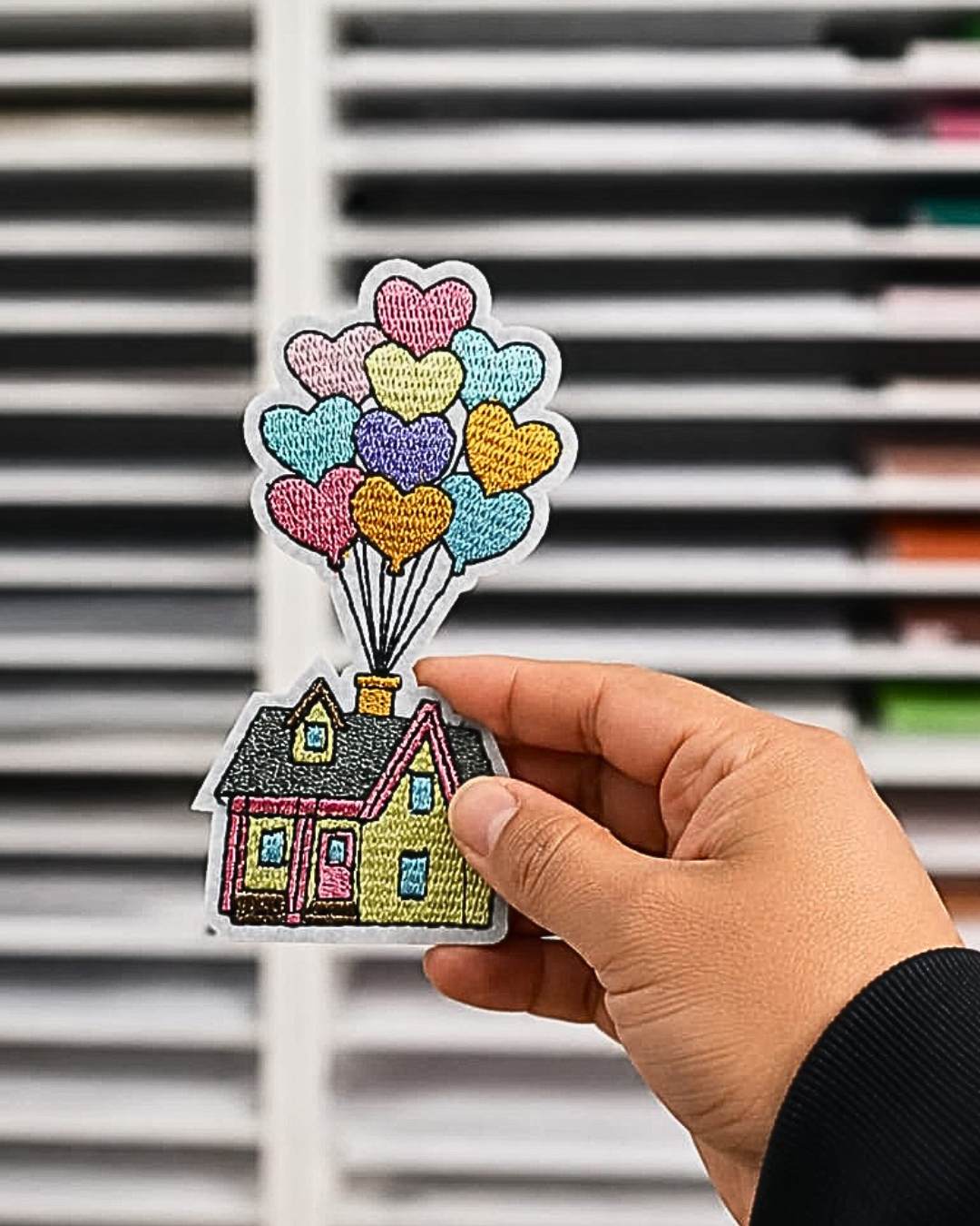 UP HOUSE IRON ON PATCH