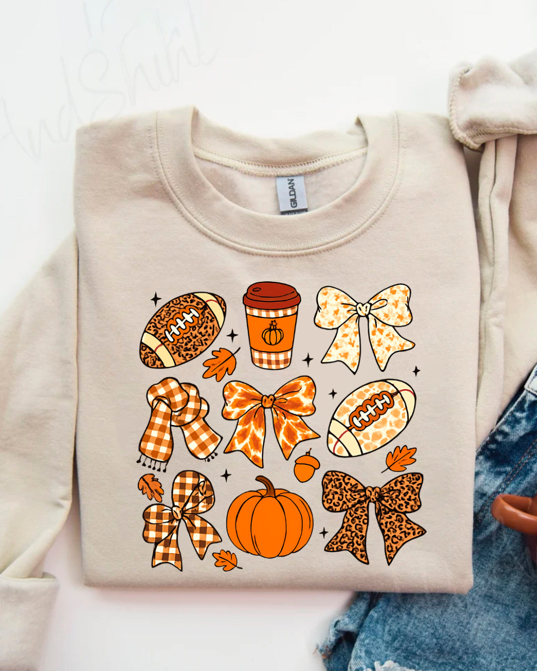 PUMPKIN FOOTBALL SWEATERS
