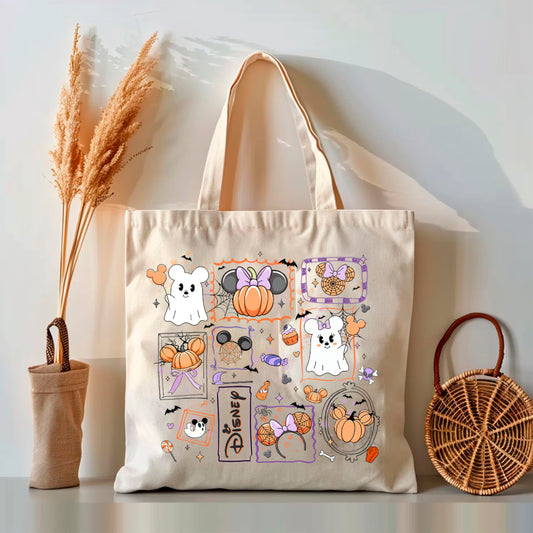DNY MOUSE GHOST TOTE BAG