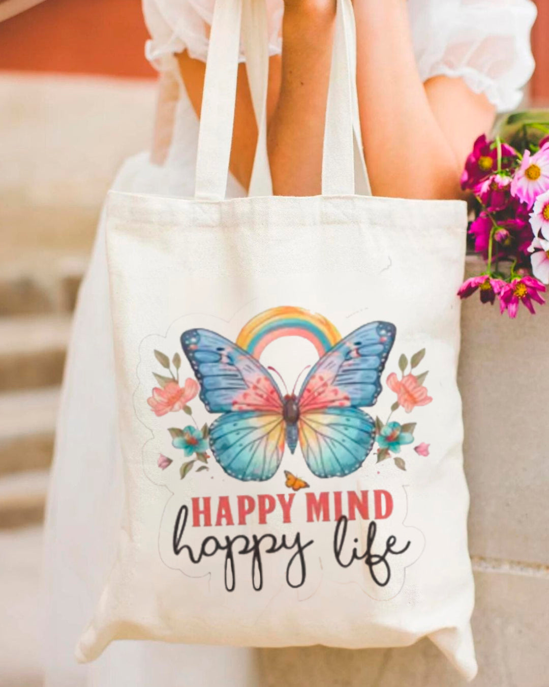 HAPPY MIND TOTE BAG