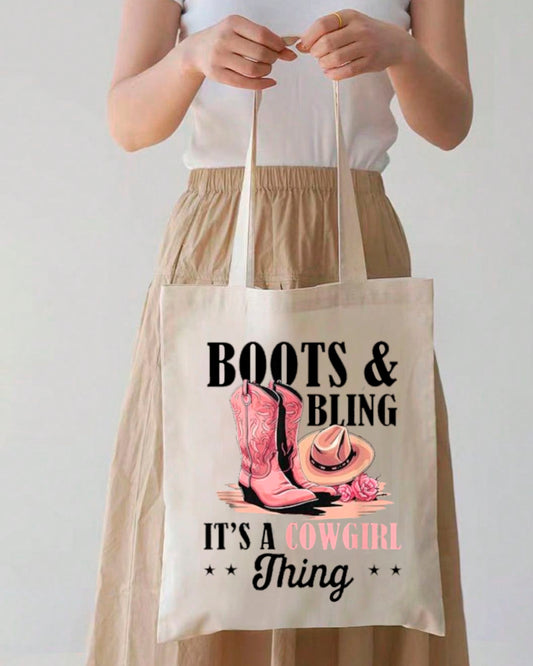 COWGIRL THING TOTEBAG
