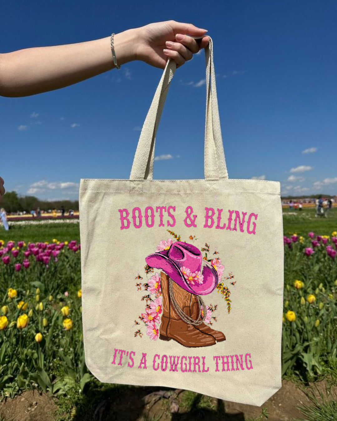 BOOTS & BLING TOTEBAG