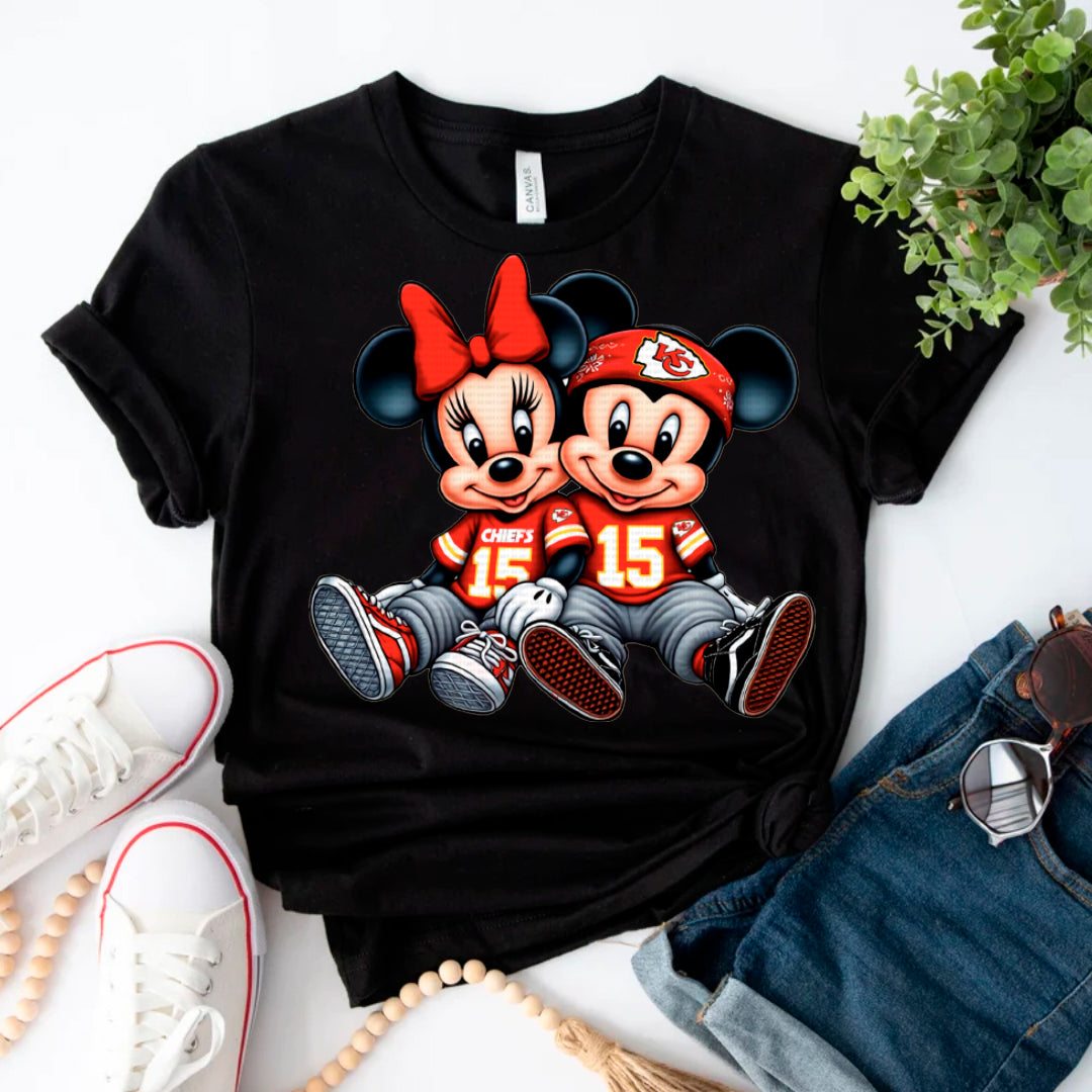MOUSE COUPLE FAN FOOTBALL SHIRTS