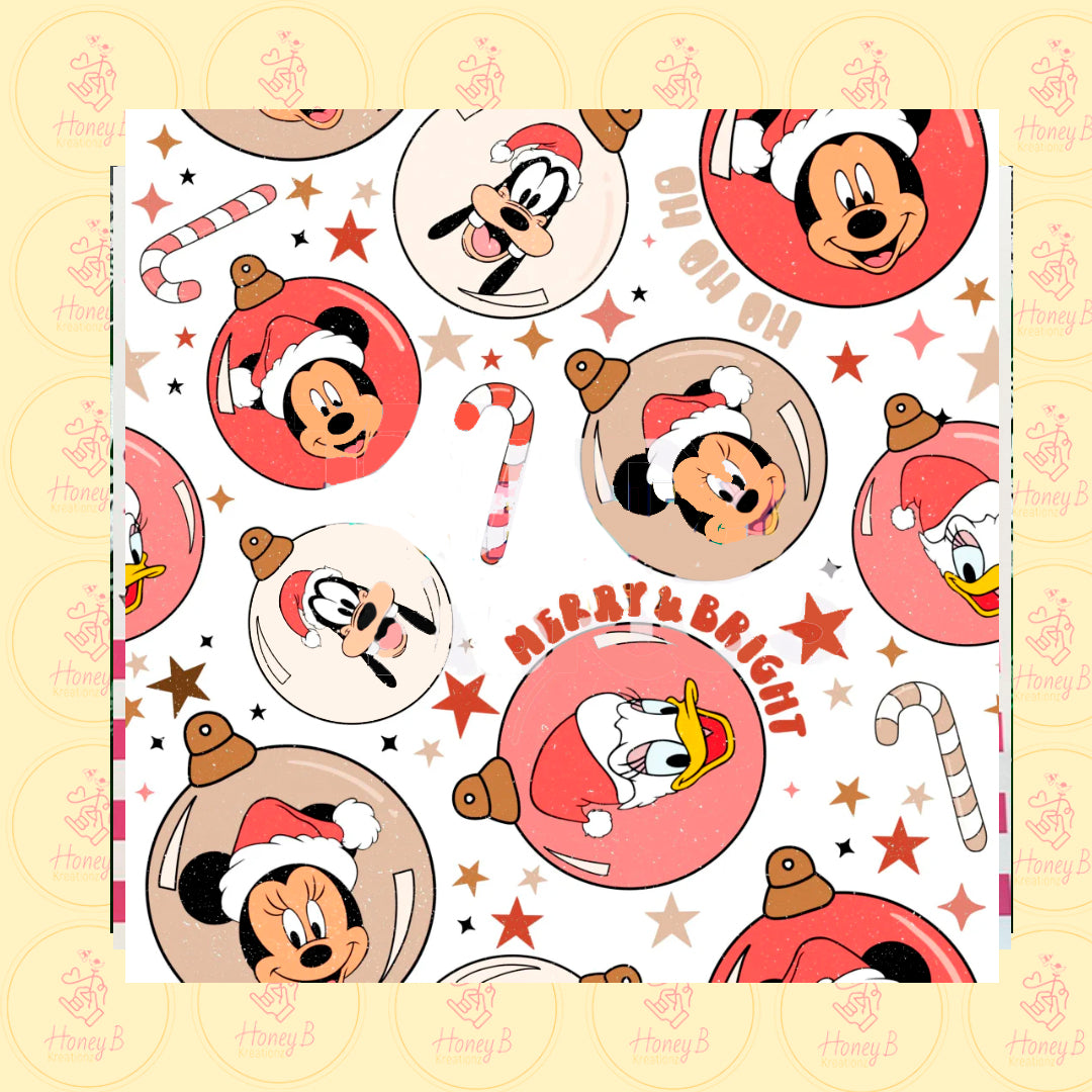 MERRY & BRIGHT SUBLIMATION SHEETS