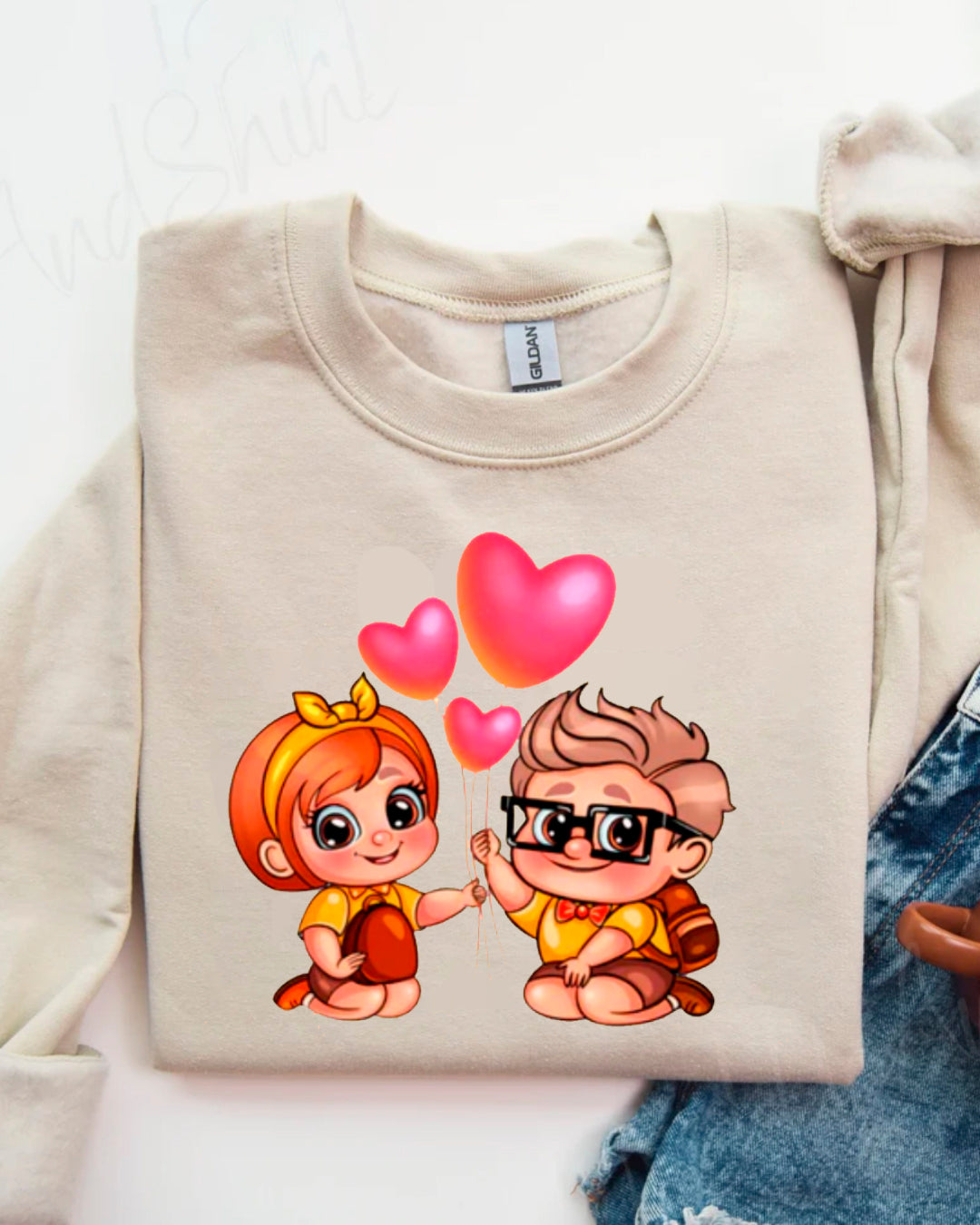ADVENTURE HEART BALLON SWEATER
