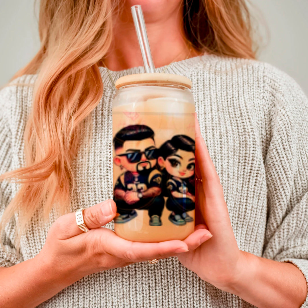 COUPLE FAN FOOTBALL CUP