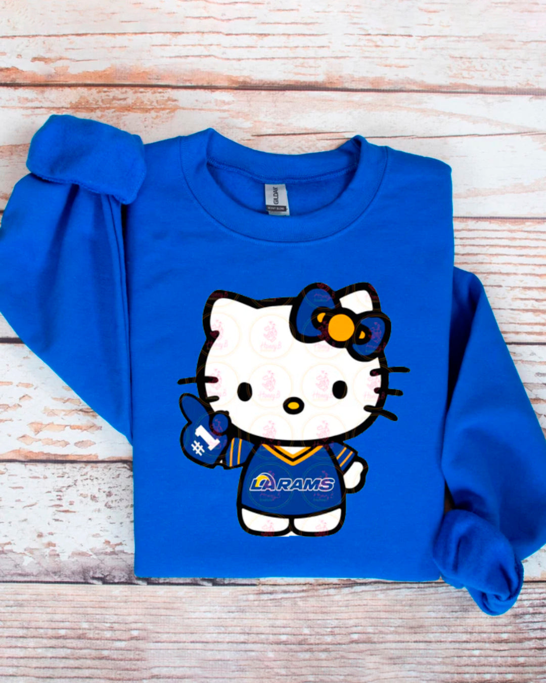 KITTY FAN BLUE SWEATERS