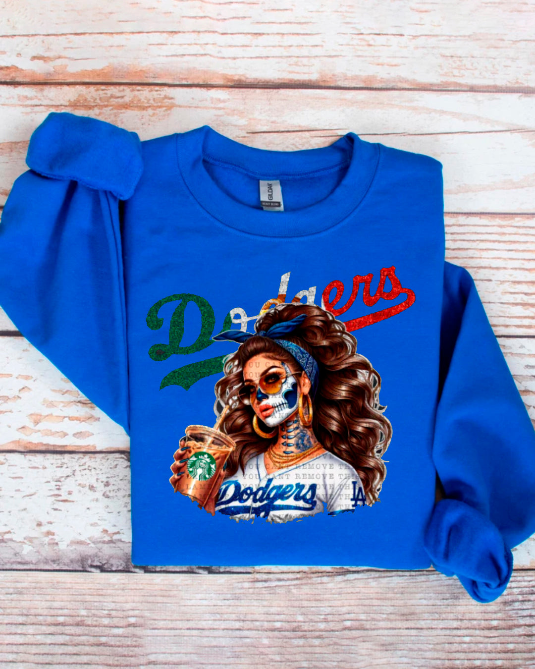 GIRL MEXICAN FAN BASEBALL SWEATER