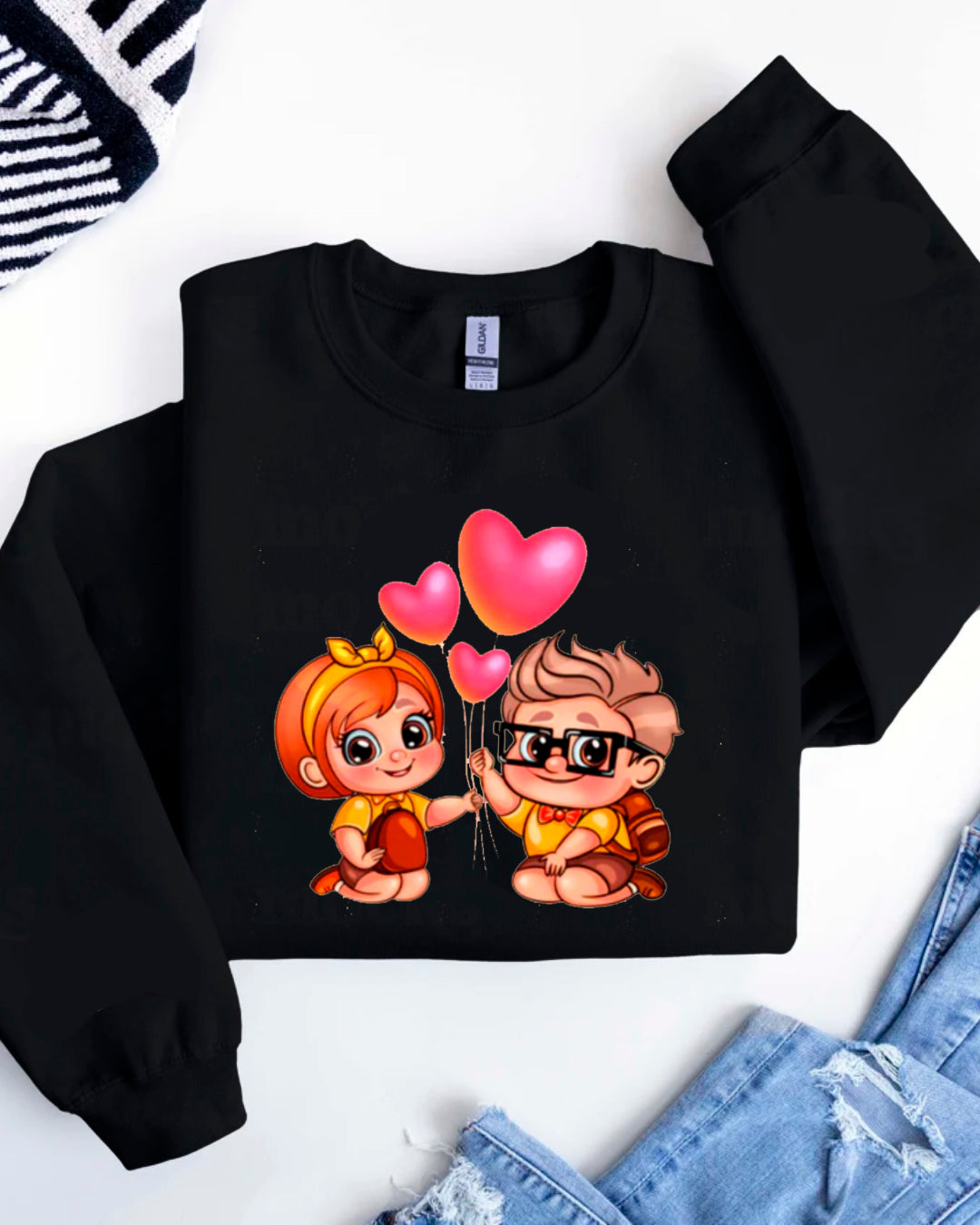 ADVENTURE HEART BALLON SWEATER