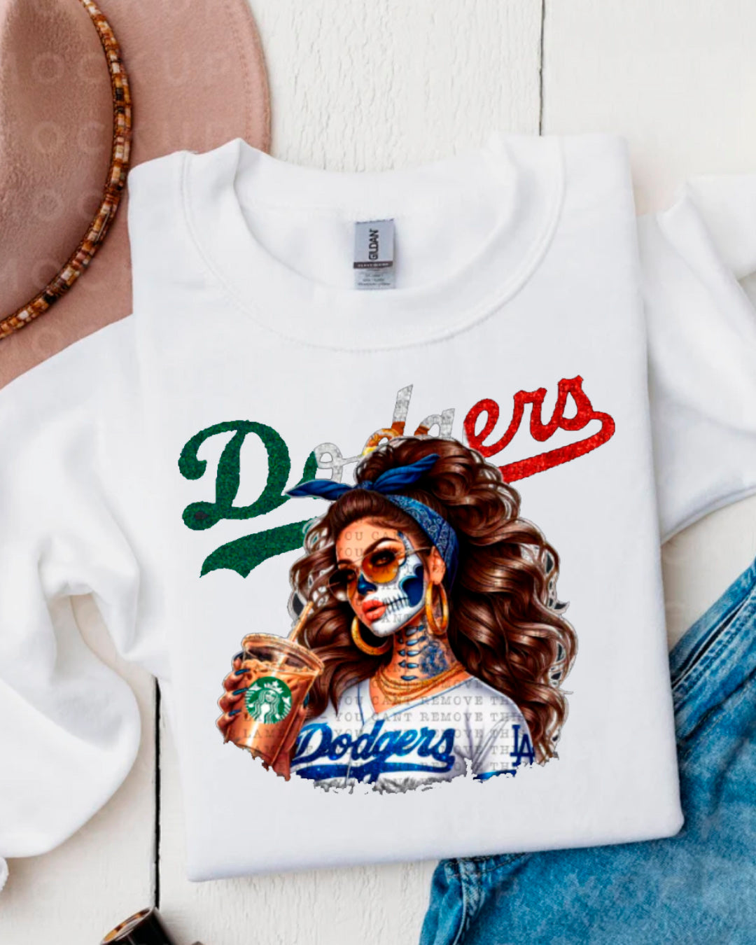 GIRL MEXICAN FAN BASEBALL SWEATER