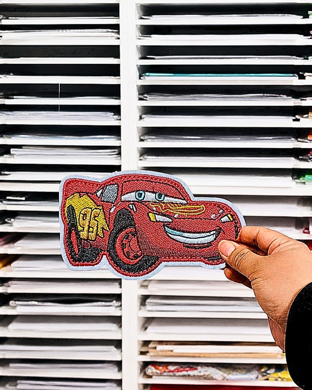 CRS RED IRON ON PATCH