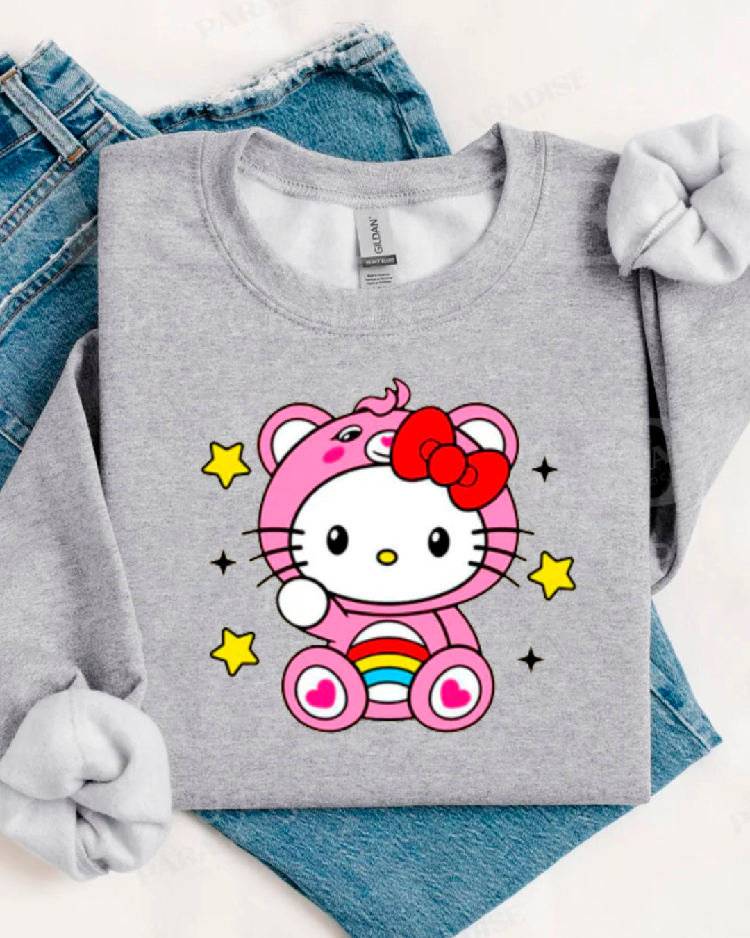 HK PINK BEAR SWEATER
