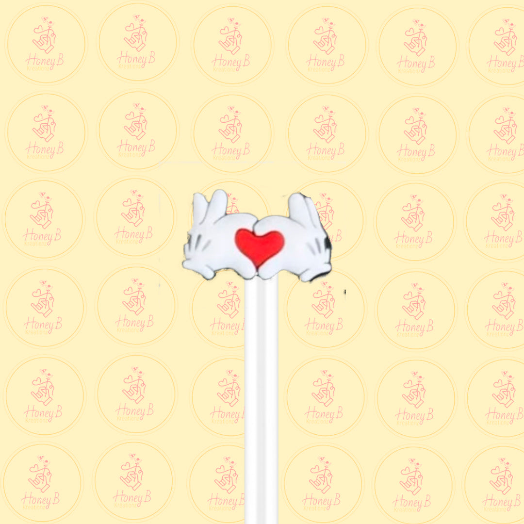 MKY HANDS STRAW TOPPER