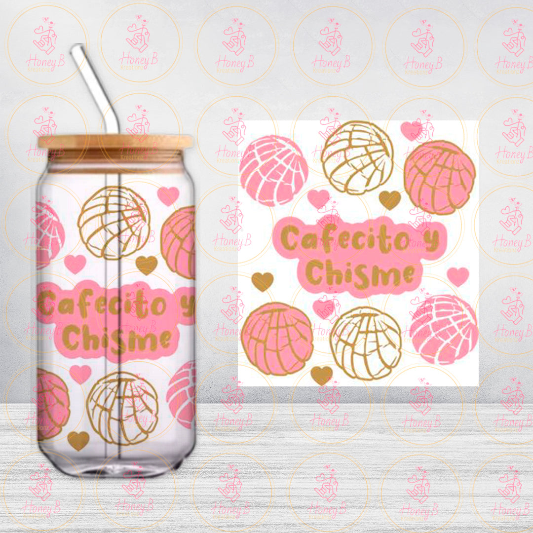 CAFECITO Y CHISME UV DECALS