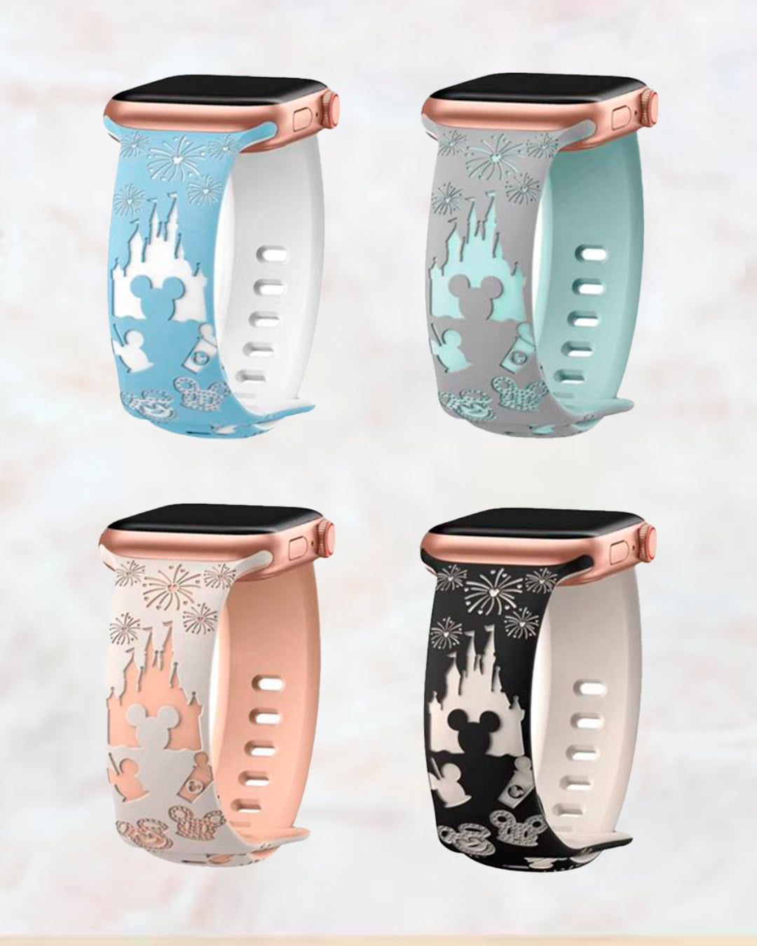 4 PACK DNY SILICONE STRAP