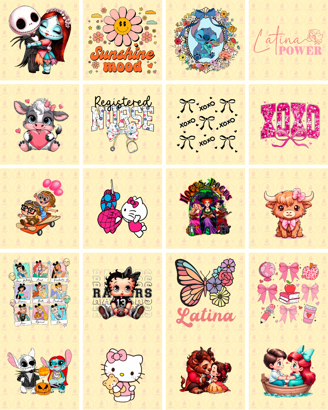 20 MIX BUNDLE DTF TRANSFERS