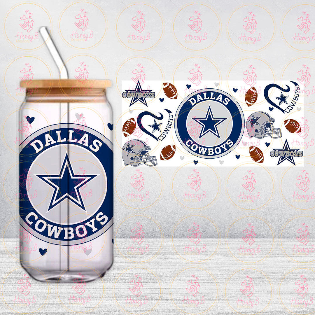 FOOTBALL BLUE STAR UVDTF