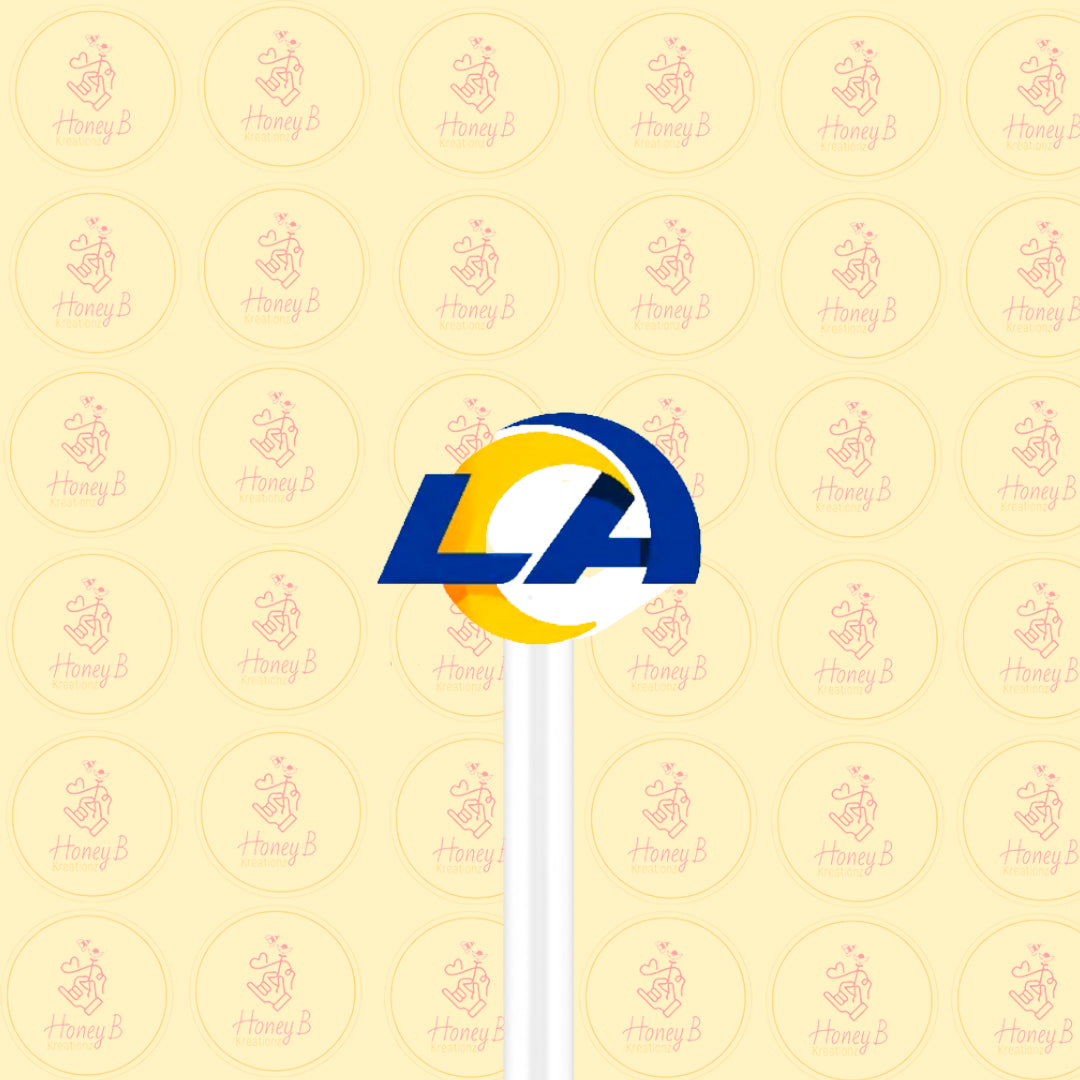 LA GAME STRAW TOPPER