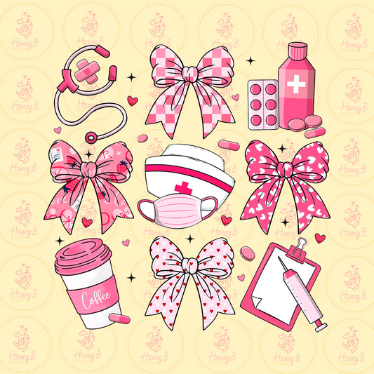 PINK NURSE DTF