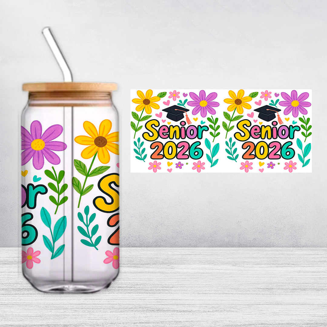 SENIOR 26 FLOWERS UVDTF