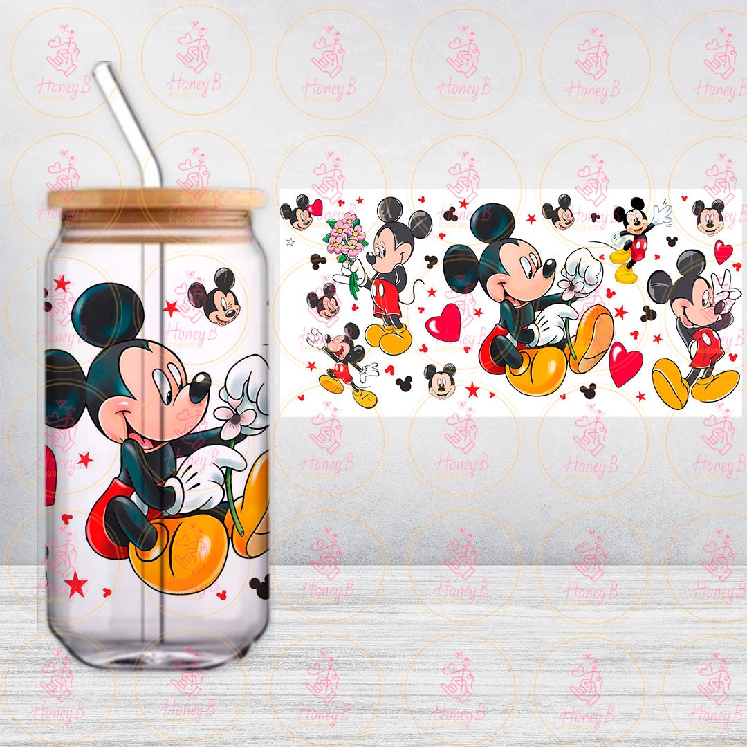 MK MOUSE FLOWERS UVDTF