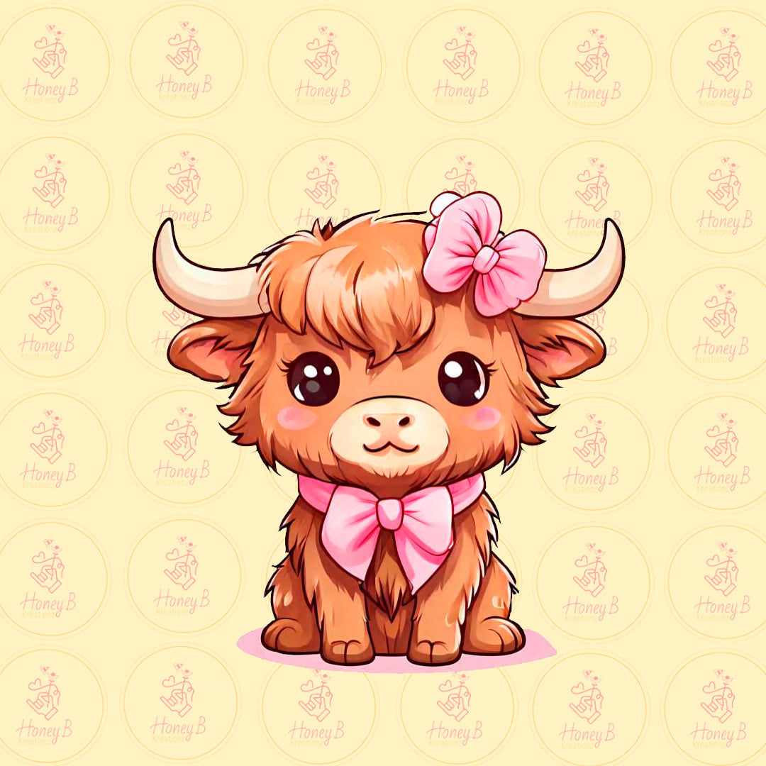 PINK COW DTF