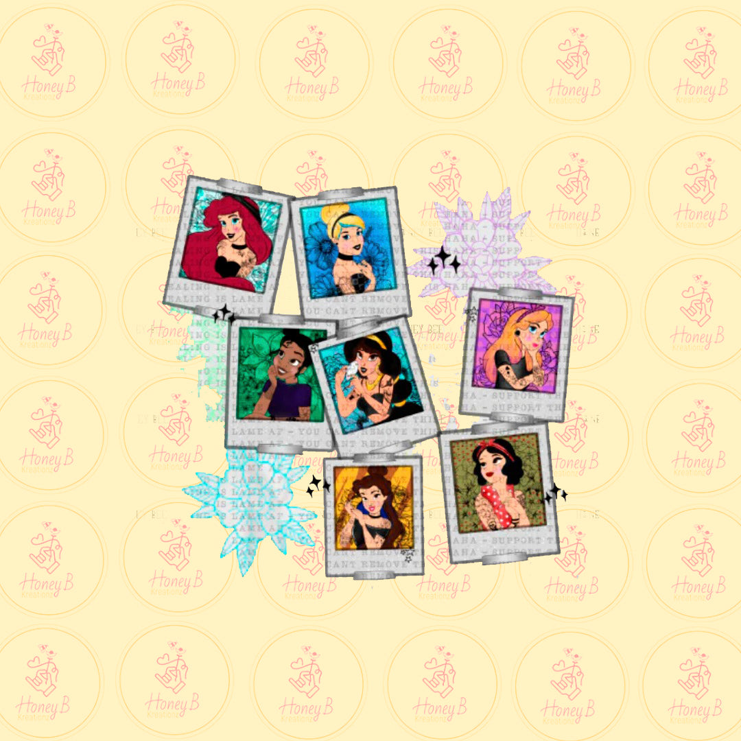 PRINCESS POLAROID DTF