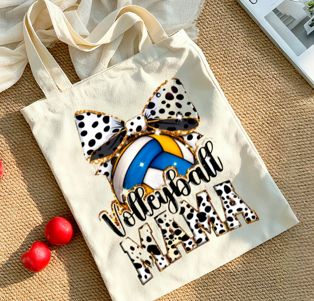 VOLLEYBALL MAMA TOTEBAG