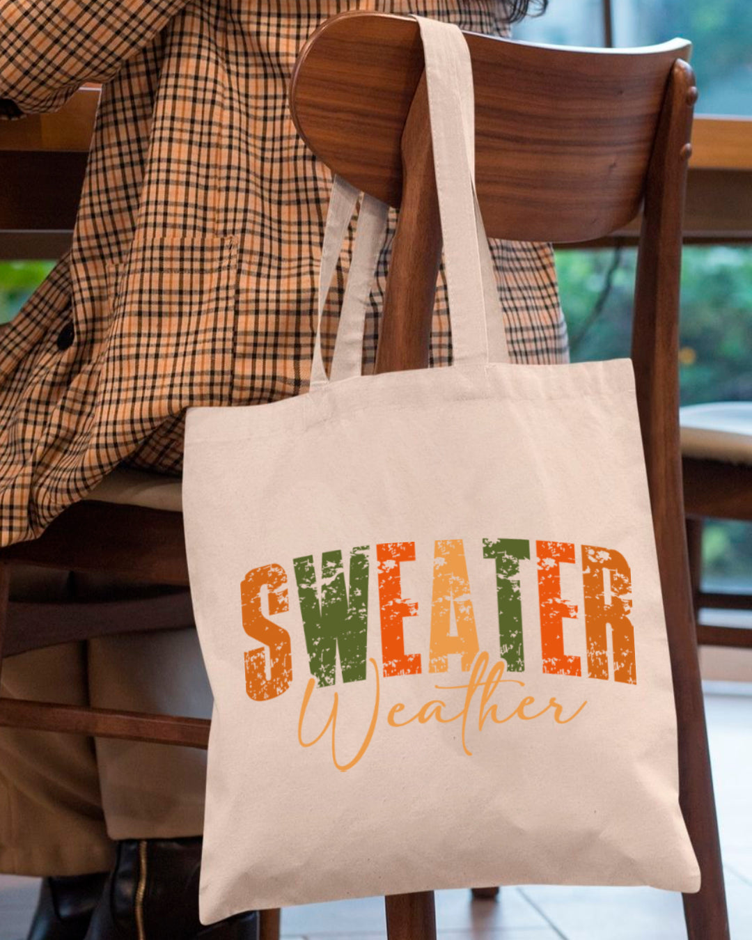 SWEATERS WEATHER TOTE BAG
