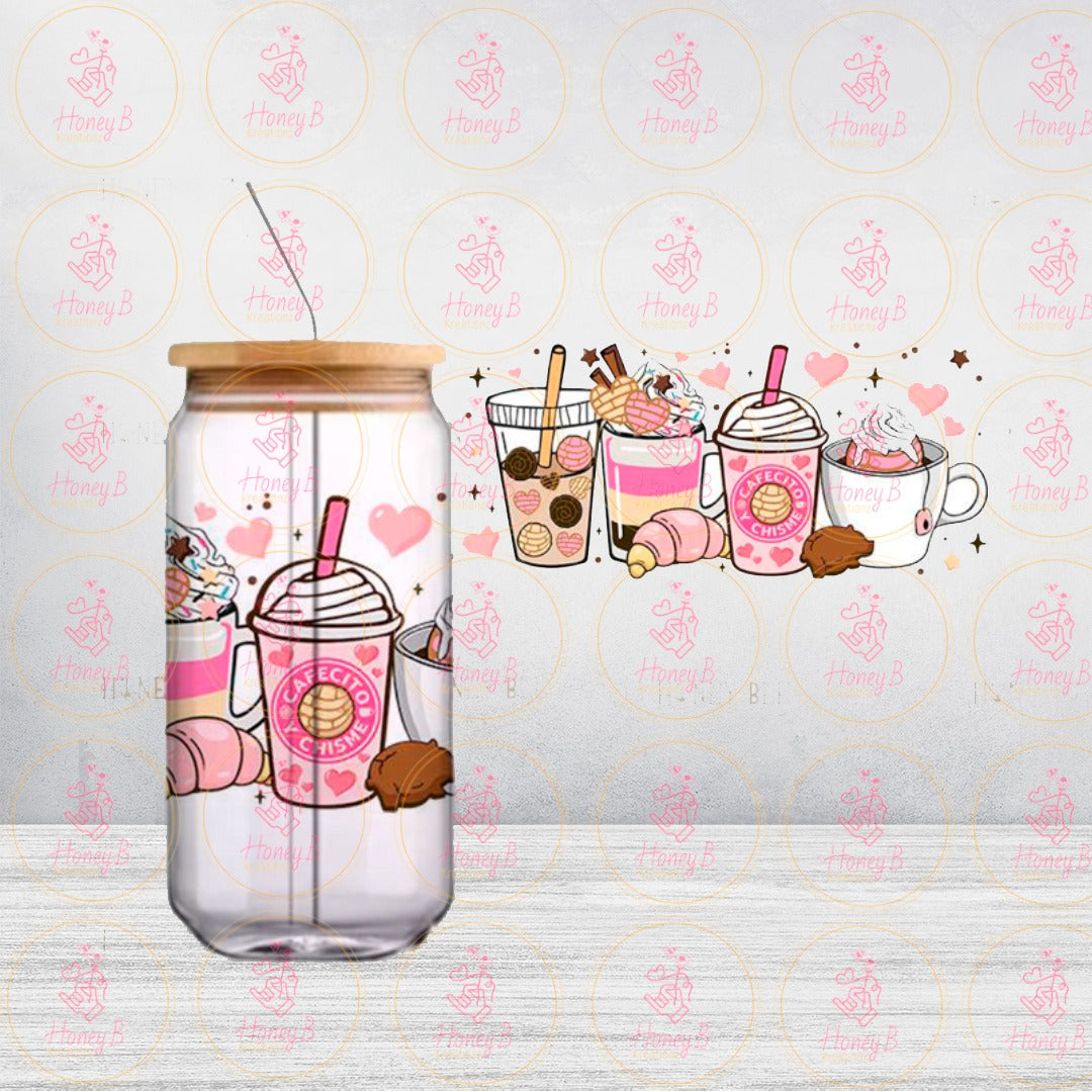 COFFEES PINK UVDTF
