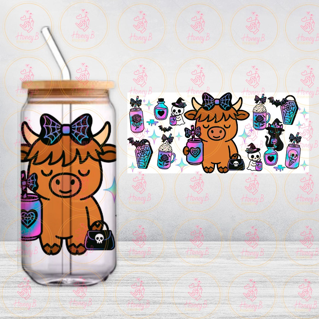 COW SPOOKY UVDTF