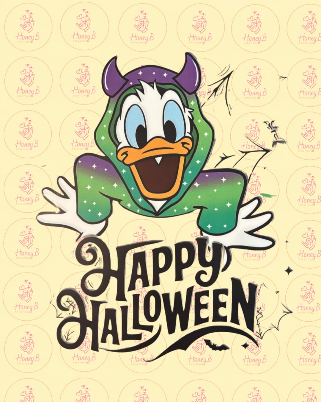 HAPPY HALLOWEEN DUCK DTF