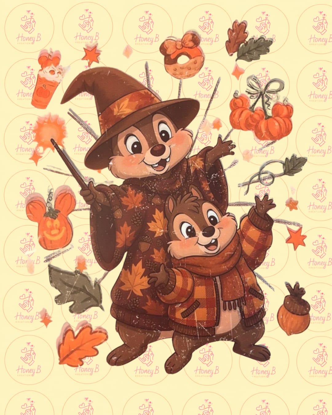 CHIP Y DALE SPOOKY DTF