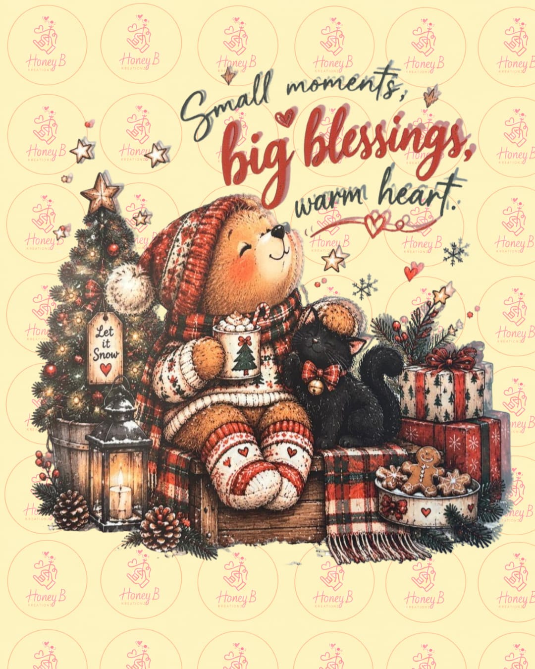 BEAR XMAS DTF