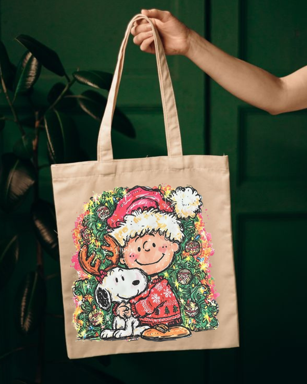 CHARLIE CHRISTMAS TOTEBAG