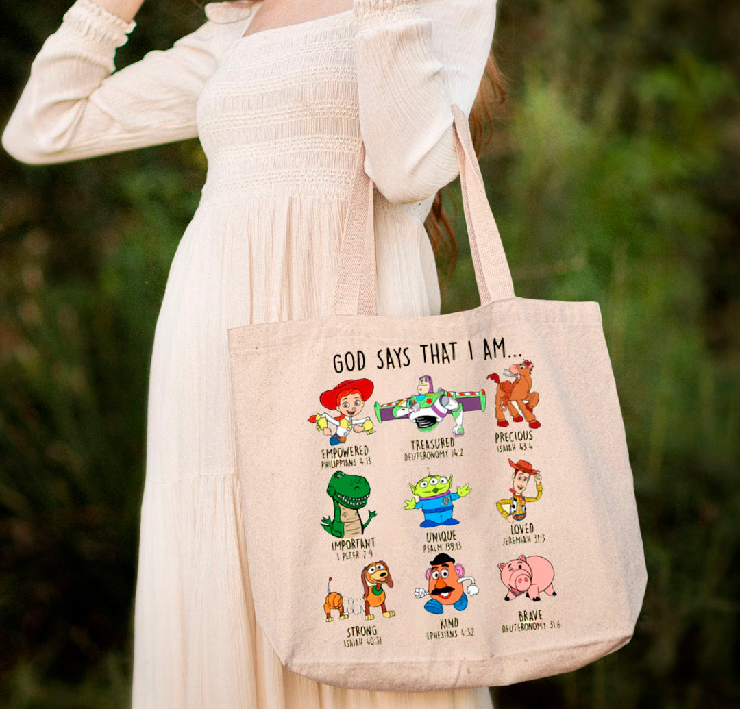 GOD SAYS THAT I AM TOTEBAG