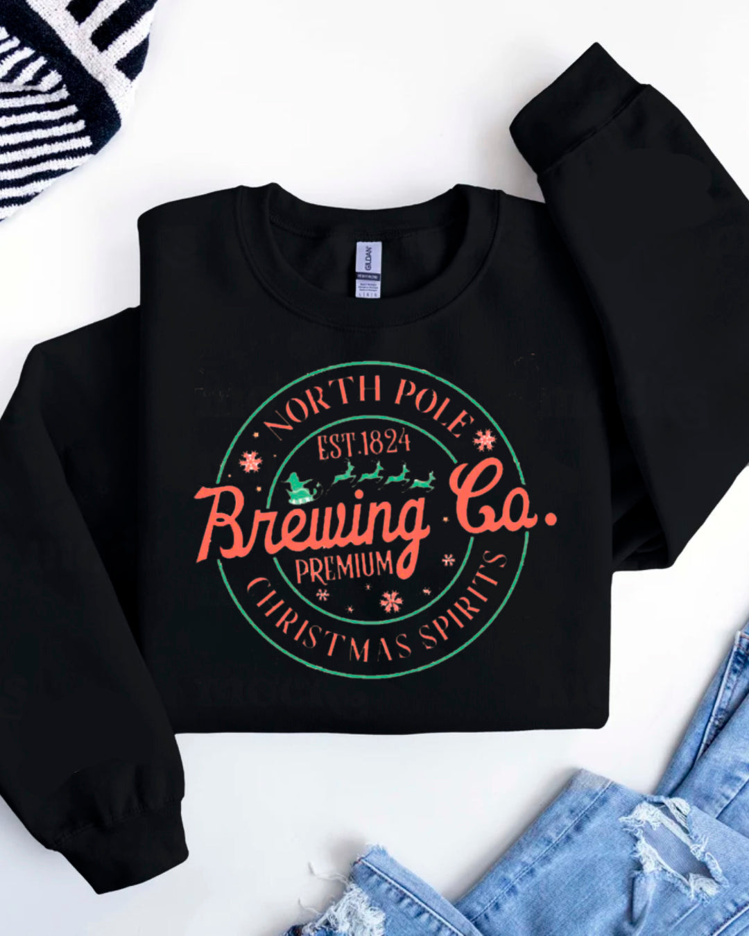 CHRISTMAS SPIRITS SWEATER